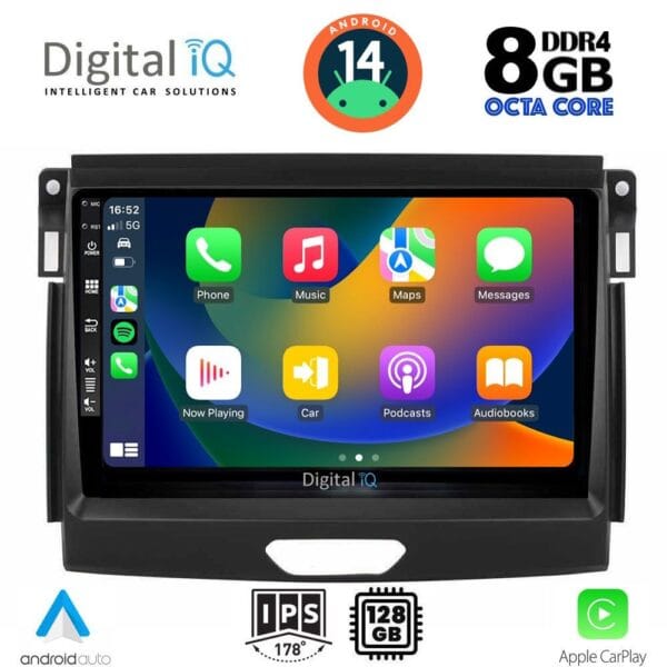 DIGITAL IQ BXF 7172_CPAA (9inc) MULTIMEDIA TABLET for FORD RANGER mod. 2015-2018 - Image 2