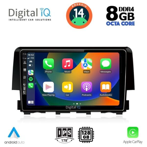 DIGITAL IQ BXF 7191_CPAA (9inc) MULTIMEDIA TABLET for HONDA CIVIC mod. 2016> - Image 2