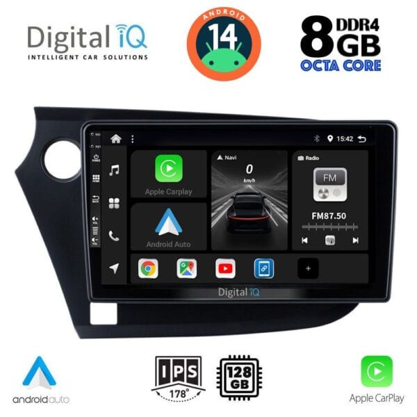 AIN-125249 - Digital iQ - DIGITAL IQ BXF 7205_CPAA (9inc) MULTIMEDIA TABLET for HONDA INSIGHT mod. 2009-2014 - ALL IN POINT - LEFKELIS.GR
