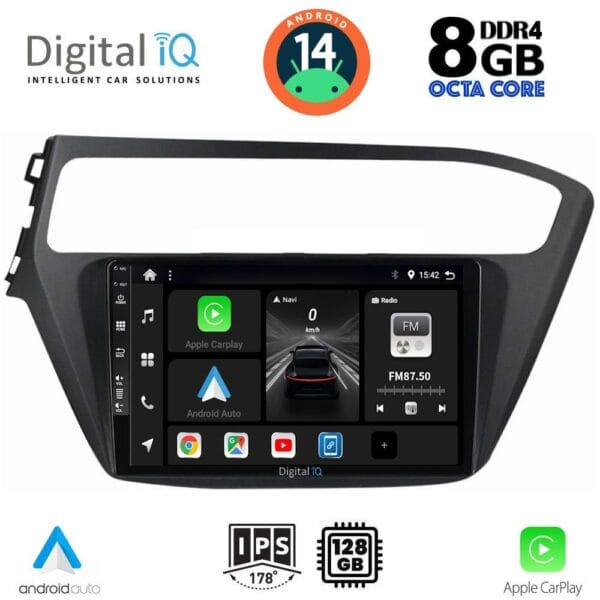 AIN-125101 - Digital iQ - DIGITAL IQ BXF 7230_CPAA (9inc) MULTIMEDIA TABLET for HYUNDAI i20 mod. 2018-2021 - ALL IN POINT - LEFKELIS.GR