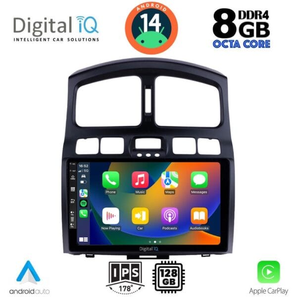 DIGITAL IQ BXF 7236_CPAA (9inc) MULTIMEDIA TABLET for HYUNDAI SANTA FE mod. 2003-2006 - Image 2