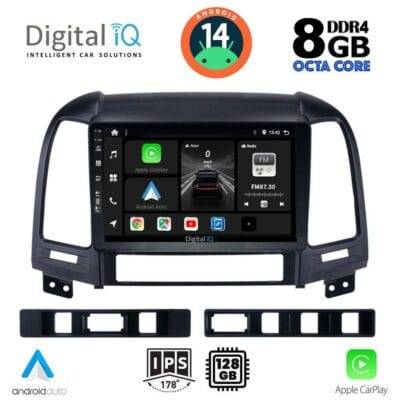 AIN-125262 - Digital iQ - DIGITAL IQ BXF 7239_CPAA (9inc) MULTIMEDIA TABLET for HYUNDAI SANTA FE  mod. 2005-2013 - ALL IN POINT - LEFKELIS.GR