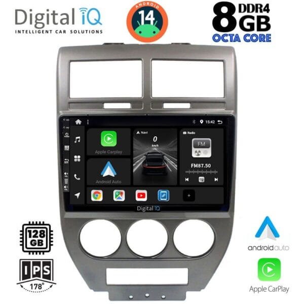 AIN-125502 - Digital iQ - DIGITAL IQ BXF 7276_CPAA (10inc) MULTIMEDIA TABLET for JEEP COMPASS - PATRIOT mod. 2007-2016 - ALL IN POINT - LEFKELIS.GR