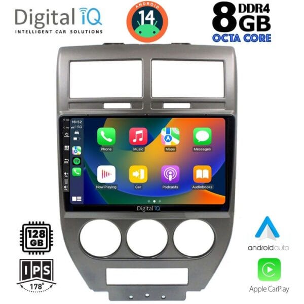 DIGITAL IQ BXF 7276_CPAA (10inc) MULTIMEDIA TABLET for JEEP COMPASS - PATRIOT mod. 2007-2016 - Image 2