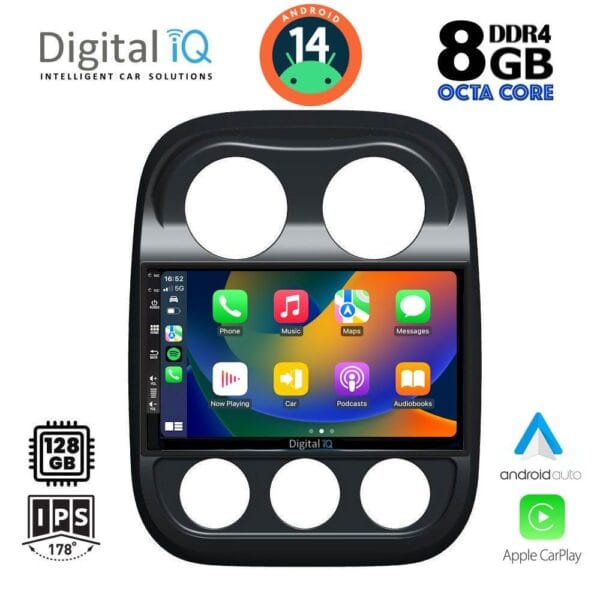 DIGITAL IQ BXF 7277_CPAA (10inc) MULTIMEDIA TABLET for JEEP COMPASS - PATRIOT mod. 2007-2016 - Image 2