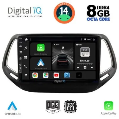 AIN-125500 - Digital iQ - DIGITAL IQ BXF 7278_CPAA (10inc) MULTIMEDIA TABLET for JEEP COMPASS mod. 2016-2021 - ALL IN POINT - LEFKELIS.GR