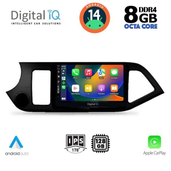 DIGITAL IQ BXF 7308_CPAA (9inc) MULTIMEDIA TABLET for KIA PICANTO mod. 2011-2017 - Image 2