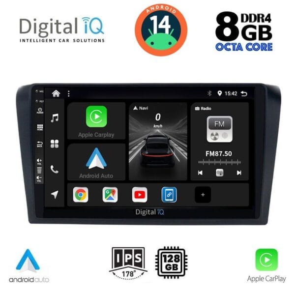 AIN-125287 - Digital iQ - DIGITAL IQ BXF 7365_CPAA (9inc) MULTIMEDIA TABLET for MAZDA 3 mod. 2003-2008 - ALL IN POINT - LEFKELIS.GR