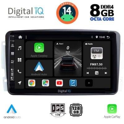 AIN-125403 - Digital iQ - DIGITAL IQ BXF 7401_CPAA (9inc) MULTIMEDIA TABLET for MERCEDES CLK (W209) mod. 2000-2004 - ALL IN POINT - LEFKELIS.GR