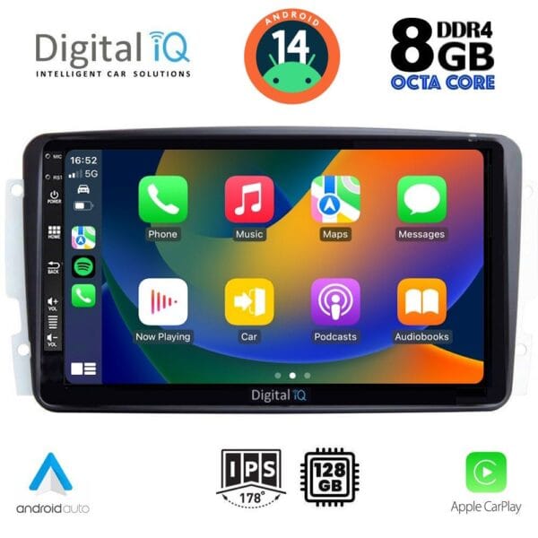 DIGITAL IQ BXF 7401_CPAA (9inc) MULTIMEDIA TABLET for MERCEDES CLK (W209) mod. 2000-2004 - Image 2