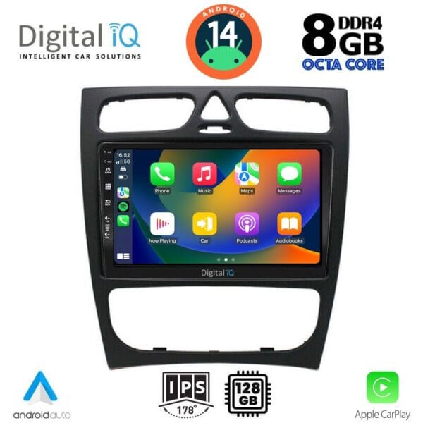 DIGITAL IQ BXF 7402_CPAA (9inc) MULTIMEDIA TABLET for MERCEDES C (W203) mod. 1999-2004 - Image 2