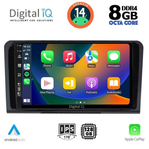 DIGITAL IQ BXF 7414_CPAA (9inc) MULTIMEDIA TABLET for MERCEDES ML (W164) – GL (X164) mod. 2005-2011 - Image 2