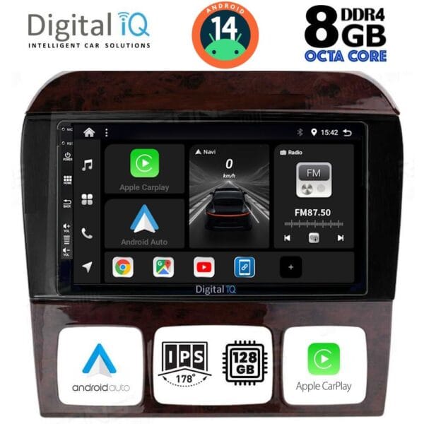 AIN-125303 - Digital iQ - DIGITAL IQ BXF 7426_CPAA (9inc) MULTIMEDIA TABLET for MERCEDES S W220 mod. 1998-2005 - ALL IN POINT - LEFKELIS.GR