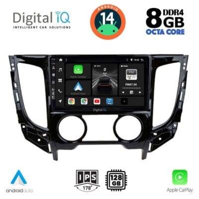 AIN-125309 - Digital iQ - DIGITAL IQ BXF 7437_CPAA A/C (9inc) MULTIMEDIA TABLET for MITSUBISHI L200 mod. 2015> με A/C - ALL IN POINT - LEFKELIS.GR