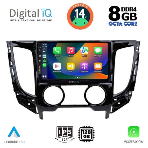 DIGITAL IQ BXF 7437_CPAA A/C (9inc) MULTIMEDIA TABLET for MITSUBISHI L200 mod. 2015> με A/C - Image 2