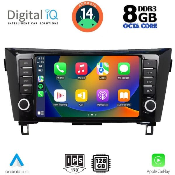 DIGITAL IQ BXF 7467_CPAA (9inc) MULTIMEDIA TABLET for NISSAN QASHQAI - XTRAIL mod. 2014-2021 - Image 2