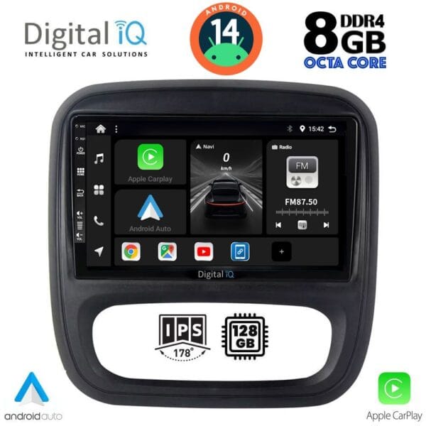 AIN-125396 - Digital iQ - DIGITAL IQ BXF 7499_CPAA (9inc) MULTIMEDIA TABLET for OPEL VIVARO – RENAULT TRAFIC – FIAT TALENDO – NISSAN NV 300 mod. 2014> - ALL IN POINT - LEFKELIS.GR