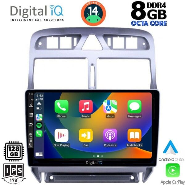 DIGITAL IQ BXF 7512_CPAA (9inc) MULTIMEDIA TABLET for PEUGEOT 307 mod. 2001-2008 - Image 2