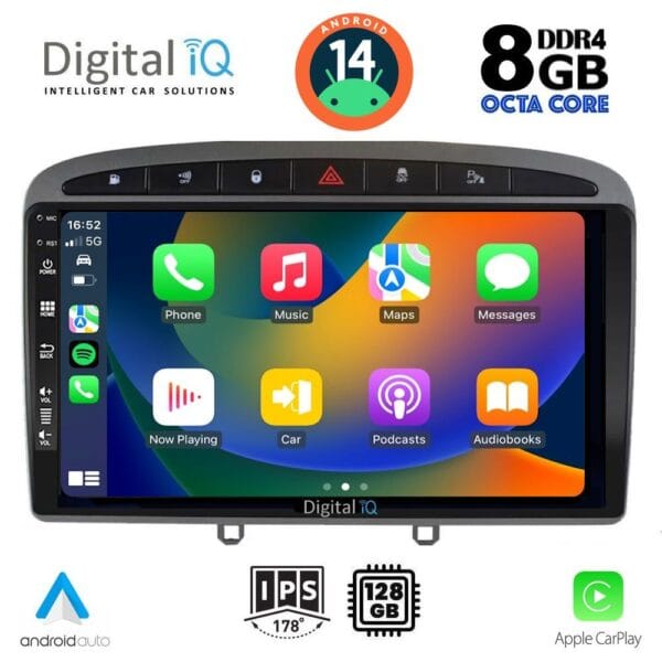 DIGITAL IQ BXF 7513_CPAA (9inc) MULTIMEDIA TABLET for PEUGEOT 308 mod.2007-2012 - RCZ mod.2009-2015 - Image 2