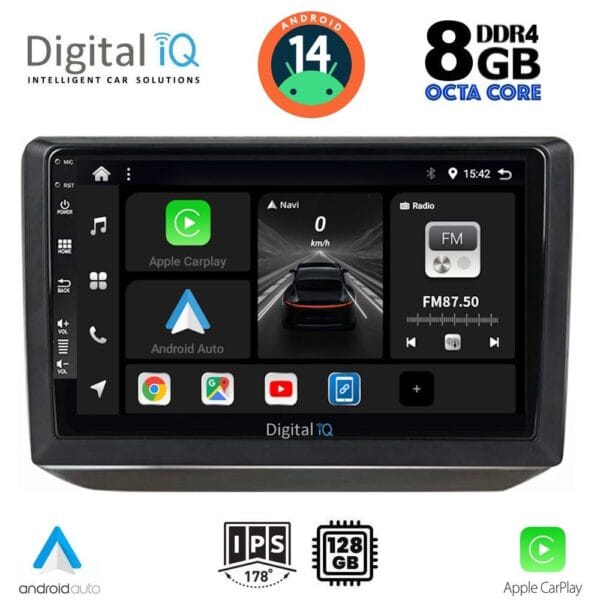 AIN-125446 - Digital iQ - DIGITAL IQ BXF 7581_CPAA (10inc) MULTIMEDIA TABLET for SKODA FABIA mod. 2008-2014 - ALL IN POINT - LEFKELIS.GR