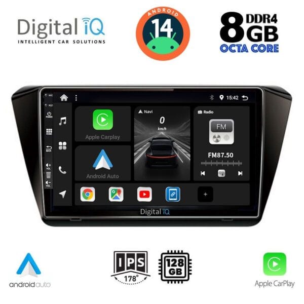 AIN-125481 - Digital iQ - DIGITAL IQ BXF 7605_CPAA (10inc) MULTIMEDIA TABLET for SKODA SUPERB mod. 2015> - ALL IN POINT - LEFKELIS.GR