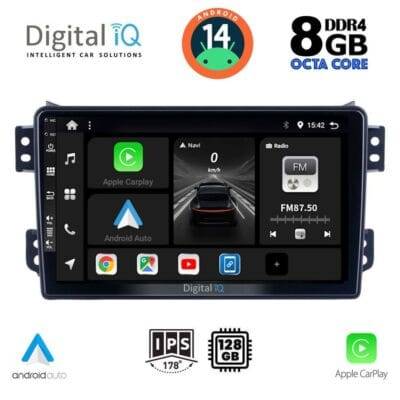 AIN-125319 - Digital iQ - DIGITAL IQ BXF 7682_CPAA (9inc) MULTIMEDIA TABLET for OPEL AGILA - SUZUKI SPLASH mod. 2008> - ALL IN POINT - LEFKELIS.GR