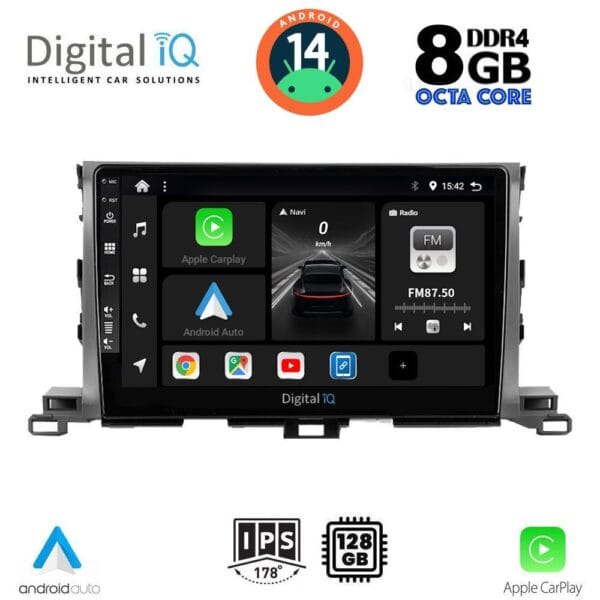 AIN-125448 - Digital iQ - DIGITAL IQ BXF 7700_CPAA (10inc) MULTIMEDIA TABLET for TOYOTA HIGHLANDER mod. 2014-2019 - ALL IN POINT - LEFKELIS.GR