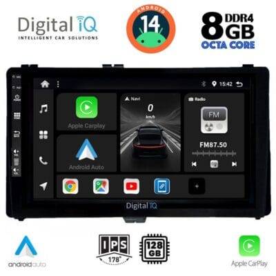 AIN-125147 - Digital iQ - DIGITAL IQ BXF 7703_CPAA (9inc) MULTIMEDIA TABLET for TOYOTA AURIS mod. 2015> – AYGO X mod. 2022> – COROLLA mod. 2017-2019 - ALL IN POINT - LEFKELIS.GR