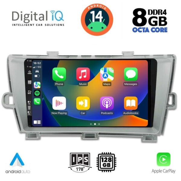 DIGITAL IQ BXF 7726_CPAA (9inc) MULTIMEDIA TABLET for TOYOTA PRIUS mod. 2009-2015 - Image 2