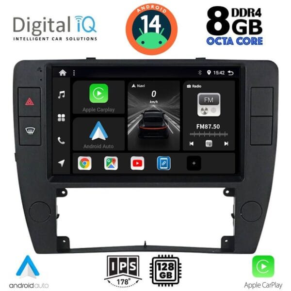 AIN-125120 - Digital iQ - DIGITAL IQ BXF 7749_CPAA (9inc) MULTIMEDIA TABLET for VW PASSAT mod. 2000-2005 - ALL IN POINT - LEFKELIS.GR