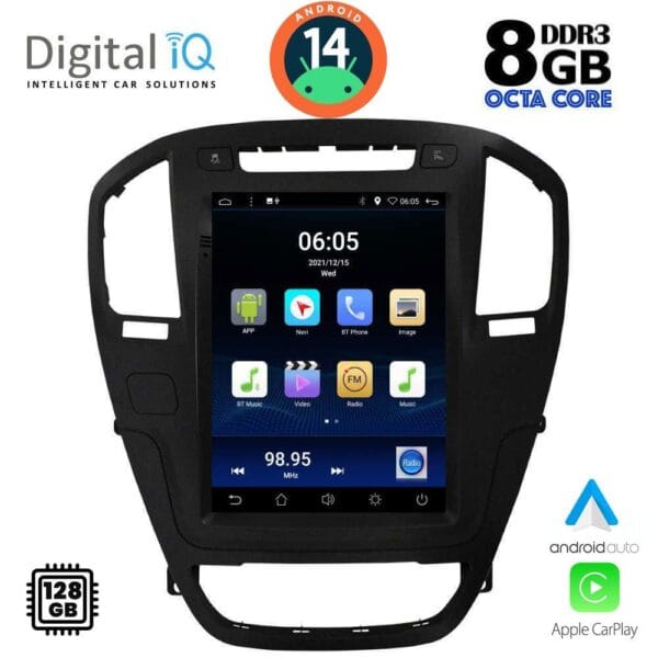 AIN-130362 - Digital iQ - DIGITAL IQ BXF 7914_CPAA TESLA STYLE for OPEL INSIGNIA mod. 2008-2013 - ALL IN POINT - LEFKELIS.GR