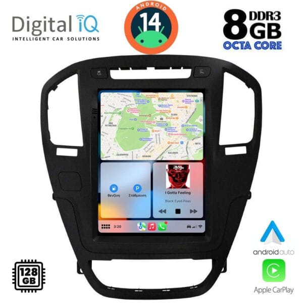 DIGITAL IQ BXF 7914_CPAA TESLA STYLE for OPEL INSIGNIA mod. 2008-2013 - Image 2