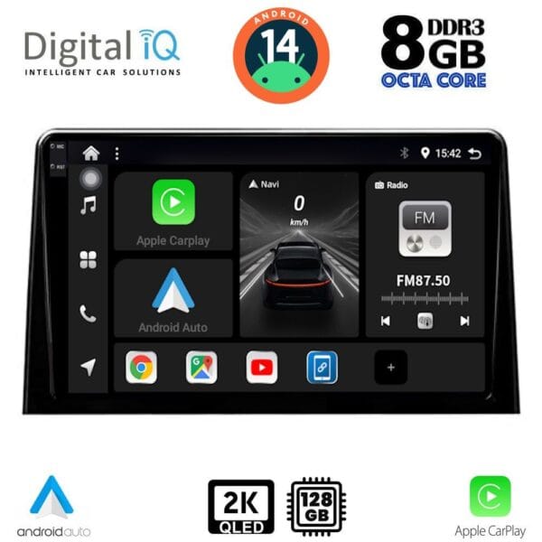 AIN-139620 - Digital iQ - DIGITAL IQ BXF 11082_CPAA (10inc) MULTIMEDIA TABLET for CITROEN BERLINGO – OPEL COMBO – PEUGEOT PARTNER – TOYOTA PROACE mod. 2018> - FIAT DOBLO mod. 2022> - ALL IN POINT - LEFKELIS.GR