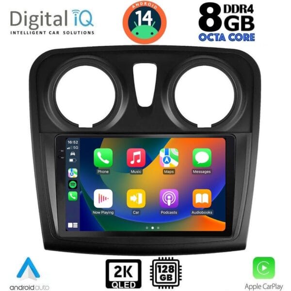 DIGITAL IQ BXF 8108_CPAA (9inc) MULTIMEDIA TABLET for DACIA LOGAN – SANDERO mod. 2012-2019 - Image 2