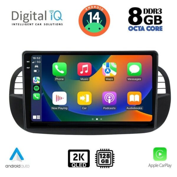 DIGITAL IQ BXF 8130_CPAA (9inc) MULTIMEDIA TABLET for FIAT 500 mod. 2007-2015 - Image 2
