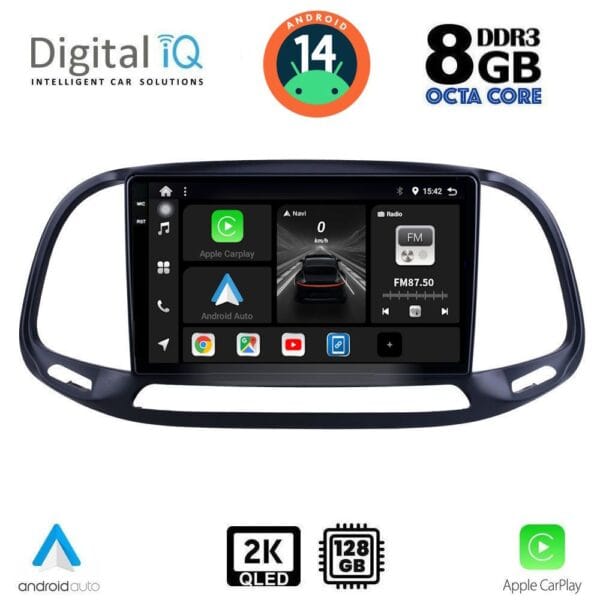 AIN-139762 - Digital iQ - DIGITAL IQ BXF 11138_CPAA (9inc) MULTIMEDIA TABLET for FIAT DOBLO – OPEL COMBO mod. 2015-2018 - ALL IN POINT - LEFKELIS.GR