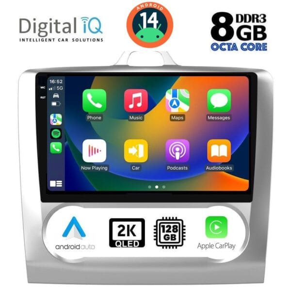 DIGITAL IQ BXF 8156_CPAA CLIMA (9inc) MULTIMEDIA TABLET for FORD FOCUS mod. 2005-2012 - Image 2