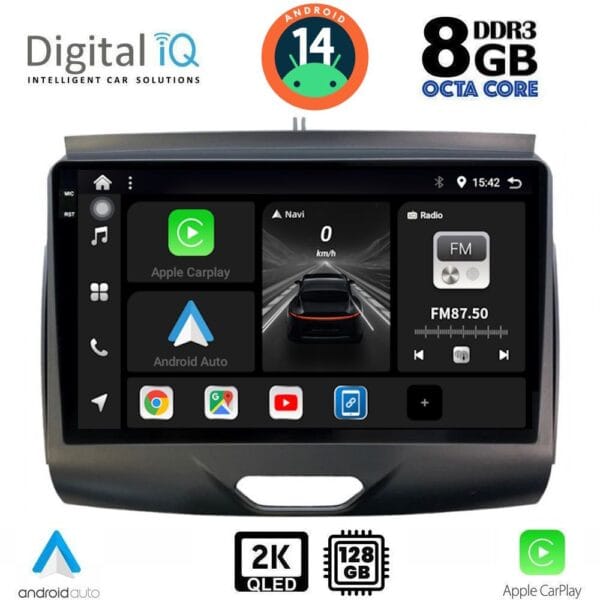 AIN-139802 - Digital iQ - DIGITAL IQ BXF 11172_CPAA (9inc) MULTIMEDIA TABLET for FORD RANGER mod. 2015-2018 - ALL IN POINT - LEFKELIS.GR