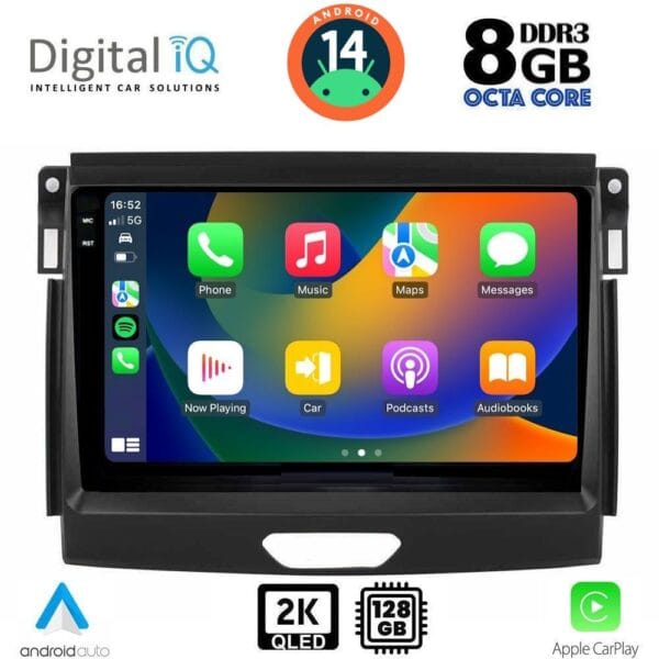 DIGITAL IQ BXF 11172_CPAA (9inc) MULTIMEDIA TABLET for FORD RANGER mod. 2015-2018 - Image 2