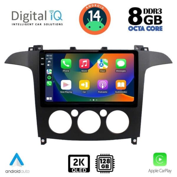 DIGITAL IQ BXF 8175_CPAA A/C (9inc) MULTIMEDIA TABLET for FORD SMAX mod. 2006-2014 - Image 2