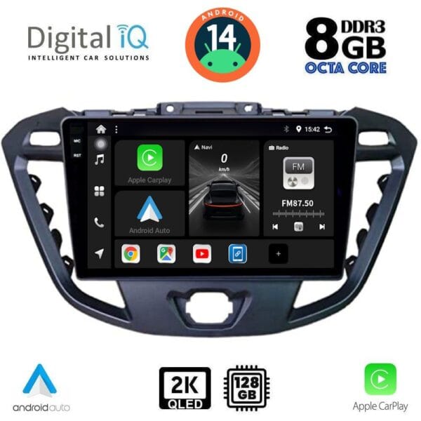 AIN-139805 - Digital iQ - DIGITAL IQ BXF 11177_CPAA (9inc) MULTIMEDIA TABLET for FORD TRANSIT CUSTOM | TOURNEO CUSTOM mod. 2013-2019 - ALL IN POINT - LEFKELIS.GR
