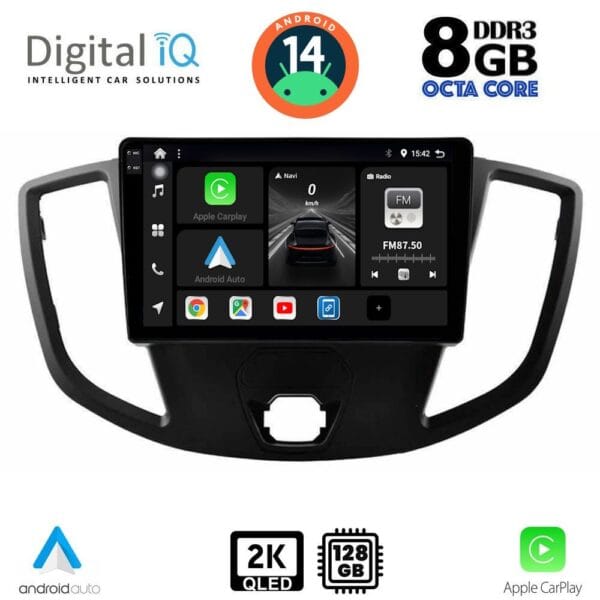 AIN-139998 - Digital iQ - DIGITAL IQ BXF 11179_CPAA (9inc) MULTIMEDIA TABLET for FORD TRANSIT mod. 2014-2020 - ALL IN POINT - LEFKELIS.GR