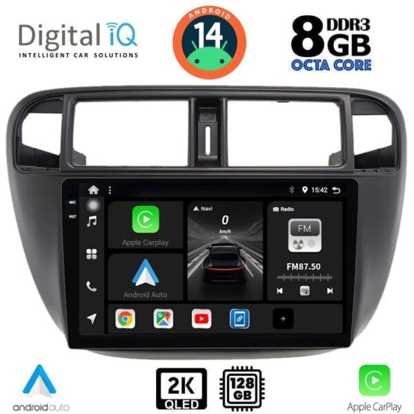 AIN-139701 - Digital iQ - DIGITAL IQ BXF 11186_CPAA A/C (9inc) MULTIMEDIA TABLET for HONDA CIVIC mod. 1995-2001 - ALL IN POINT - LEFKELIS.GR