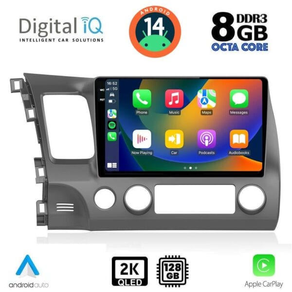 DIGITAL IQ BXF 11188_CPAA (10inc) MULTIMEDIA TABLET for HONDA CIVIC 4D mod. 2006-2012 - Image 2