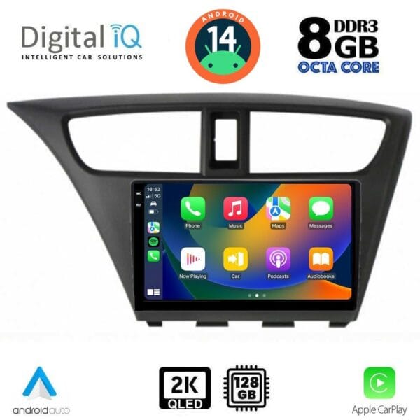 DIGITAL IQ BXF 8190_CPAA (9inc) MULTIMEDIA TABLET for HONDA CIVIC mod. 2012-2016 - Image 2