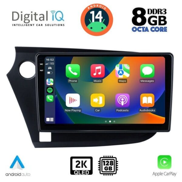 DIGITAL IQ BXF 8205_CPAA (9inc) MULTIMEDIA TABLET for HONDA INSIGHT mod. 2009-2014 - Image 2