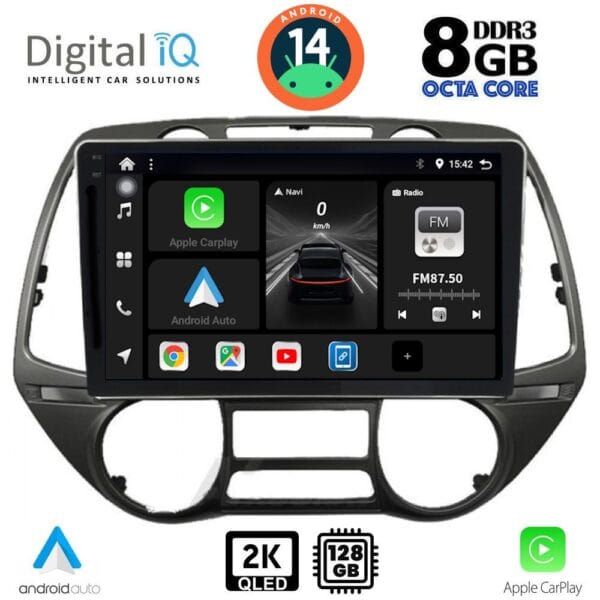 AIN-139992 - Digital iQ - DIGITAL IQ BXF 11226_CPAA (9inc) MULTIMEDIA TABLET for HYUNDAI i20 mod. 2008-2013 - ALL IN POINT - LEFKELIS.GR