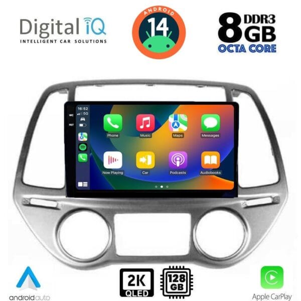 DIGITAL IQ BXF 8227_CPAA CLIMA (9inc) MULTIMEDIA TABLET for HYUNDAI i20 mod. 2008-2012 - Image 2
