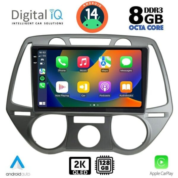 DIGITAL IQ BXF 11228_CPAA A/C (9inc) MULTIMEDIA TABLET for HYUNDAI i20 mod. 2008-2012 - Image 2