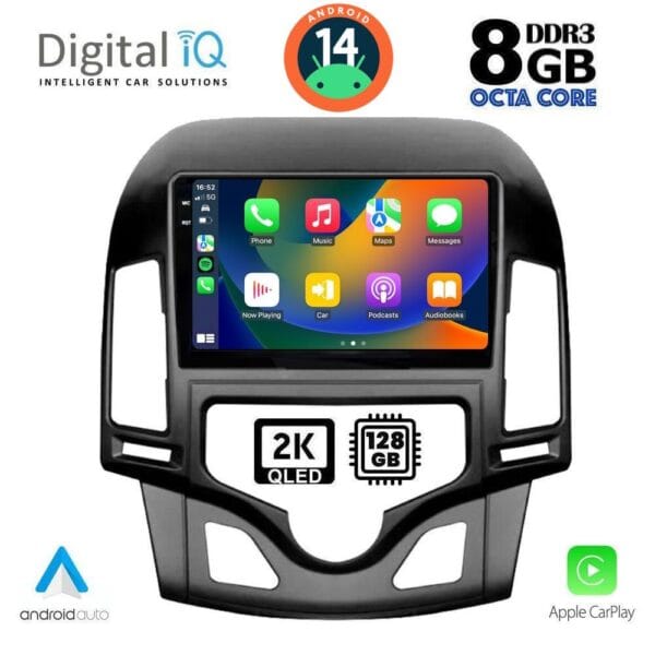 DIGITAL IQ BXF 11231_CPAA CLIMA (9inc) MULTIMEDIA TABLET for HYUNDAI i30 mod. 2007-2012 - Image 2